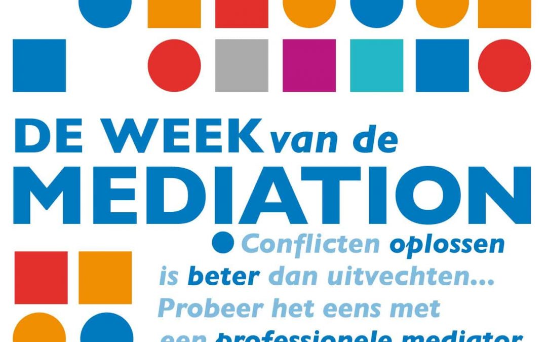 Week van de Mediation 15-19 oktober 2018.