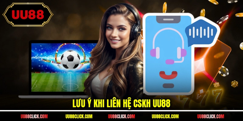 Lưu ý khi liên hệ CSKH UU88